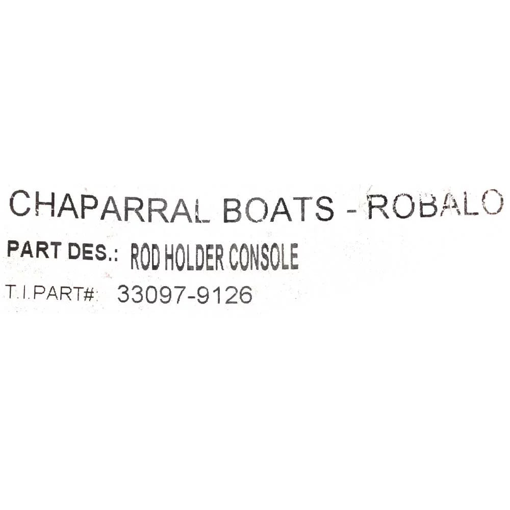 Holder Panel 26-9126 R300 Robalo Console Starboard | Rod Boat
