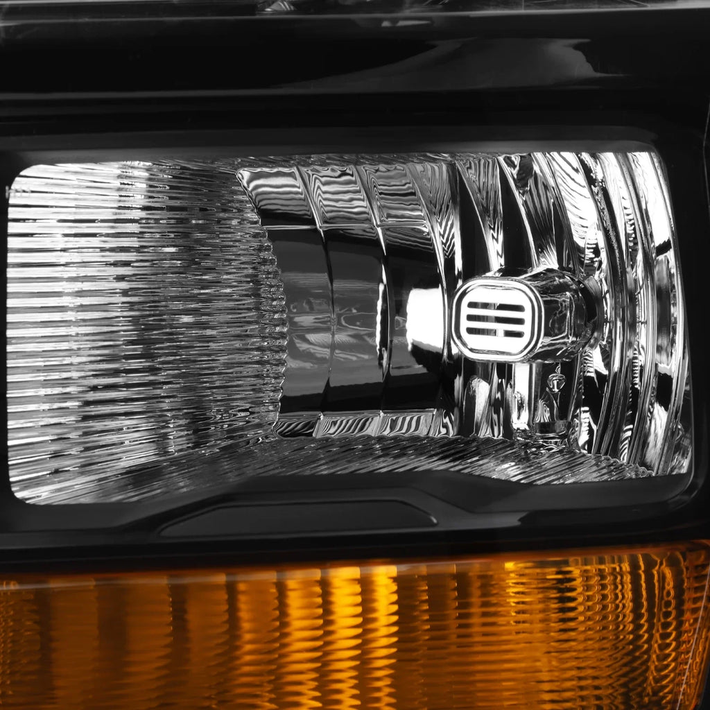 2021 Truck Headlamp design [Halogen Driver F150 Black Side 2023 Housing Fit Headlight 2022 Pickup Type] - AKKON Left OE