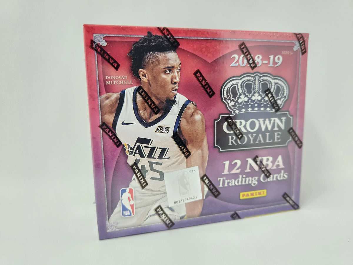 Crown Panini cards, - 12 1 NBA Hobby 2018-19 Box Royale Basketball autograph