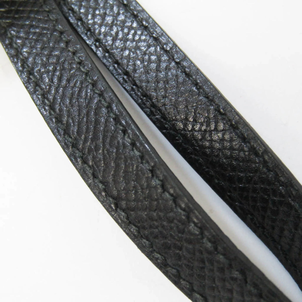 Epsom (bi-fold) Wallet Men,Women (Good) Case Long Black Hermes Pre-Owned Leather Travel