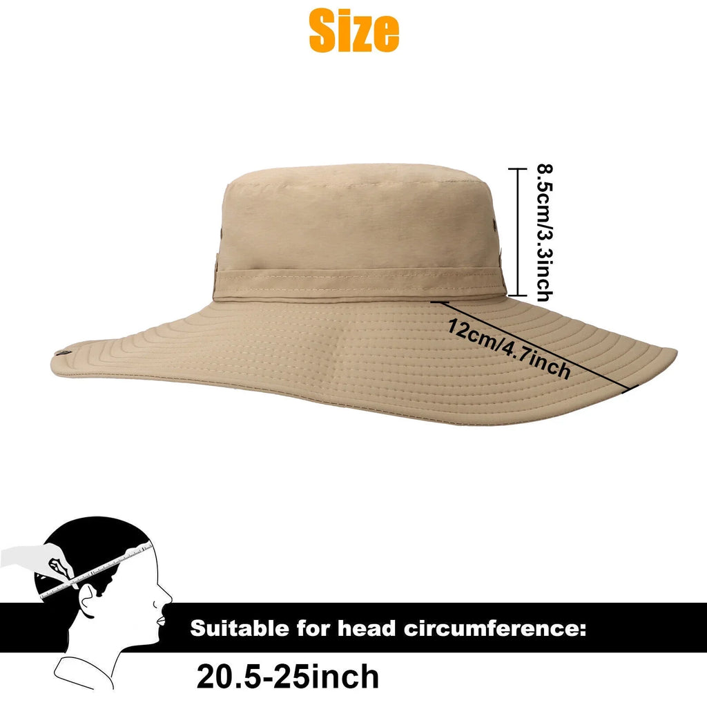 Protection Wide Garden Sun for Bucket Women Hiking Brim Cap Hat Fishing Men UV