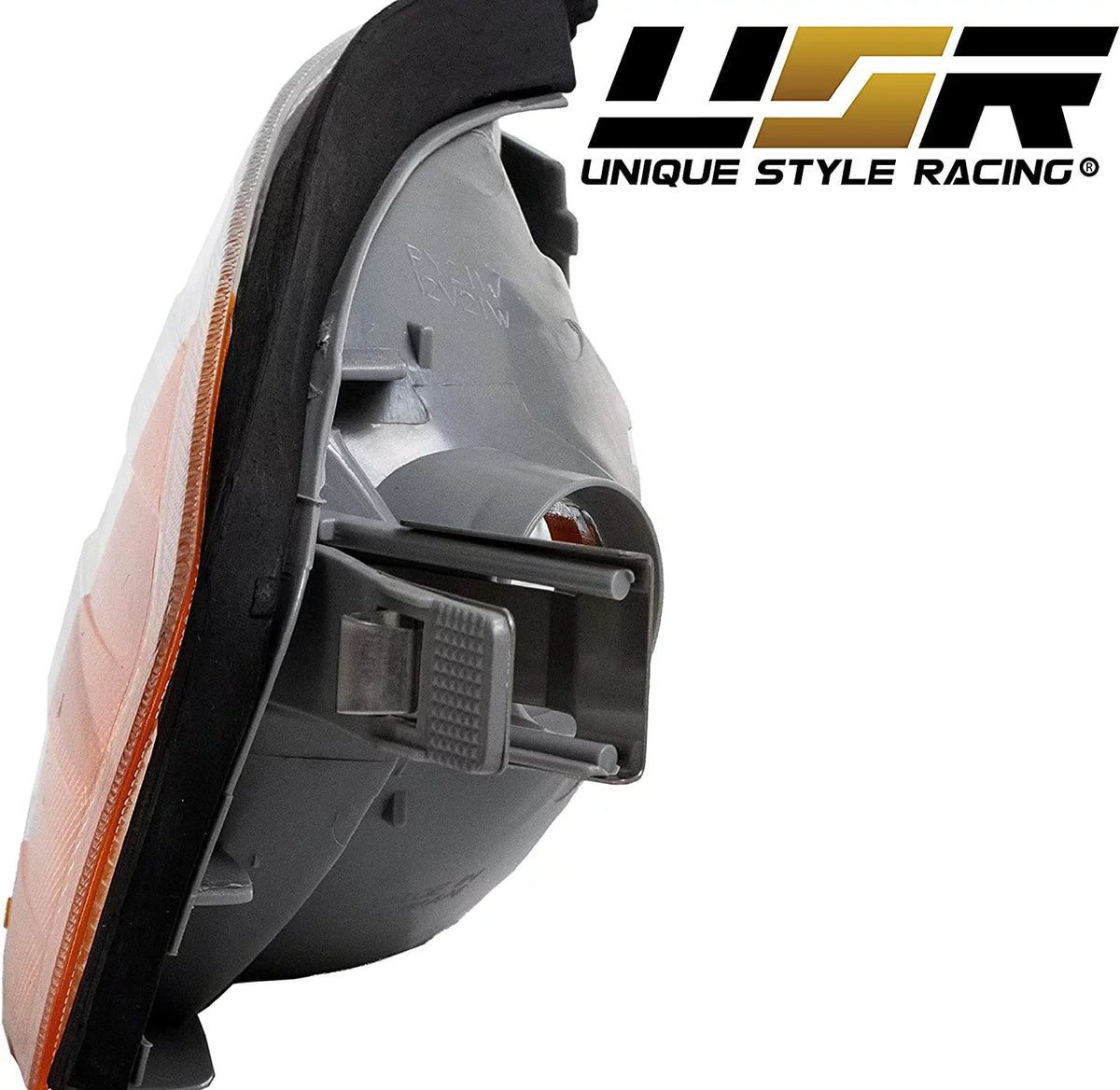 R129 Roadster Benz Replacement 1990-2002 Set Lamps Lens (Left Right) Corner Lights Amber Signal Front SL with Clear Chassis MBZ Class USR / + Frost R129 Compatible - Turn