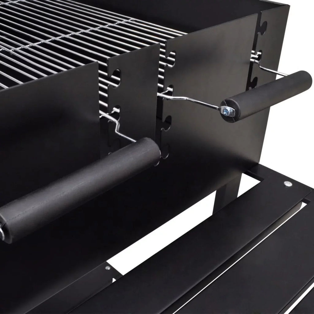Charcoal BBQ Barbecue 2 Stand Wheels Andoer