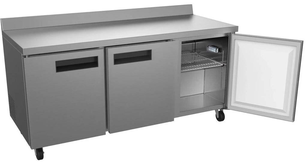 in. Cu. Refrigerator Steel, KoolMore Stainless 72 ft. Worktop 16.9 in Door Three Commercial