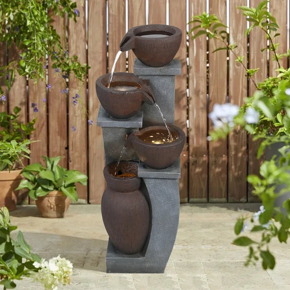 with - Ambiance Elevate - Your exterior liquid exterior 22.0 Fountain LED Lights