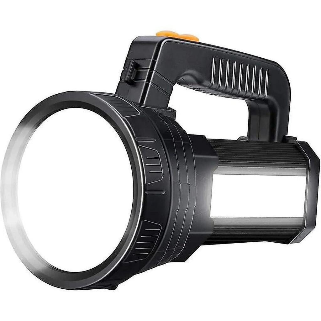 Flashlight 6 Led Camping With (black) Rechargeable 15000 Waterproof Bright Light Flashlight Emergency For Modes, Super Lumens Led