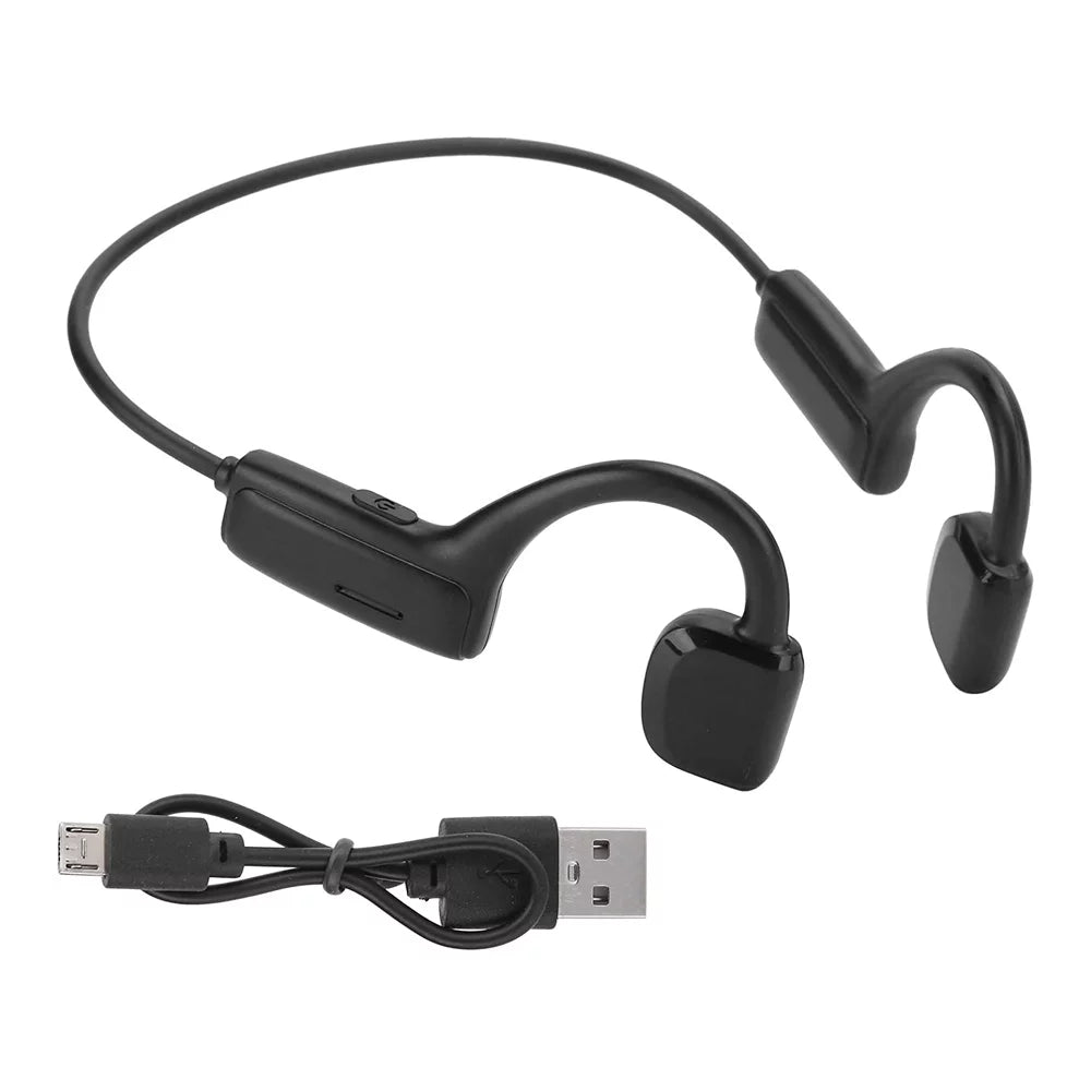 Headset Headphones 5.1 Sport exterior Bluetooth Conduction Wireless Bone Earbuds