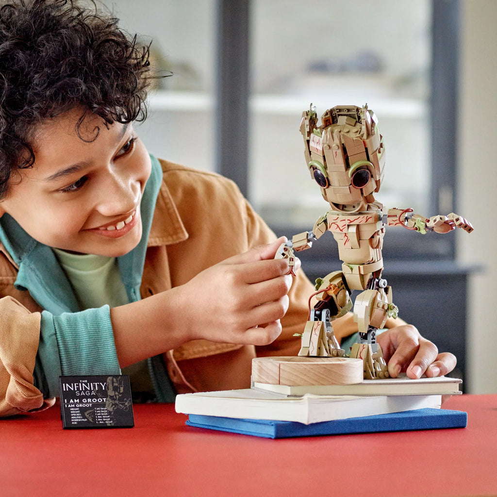 Groot 76217 LEGO Collectable Figure, Set, Toy, Gift Galaxy Buildable am Groot 2 Baby I Guardians of Model Marvel the Idea
