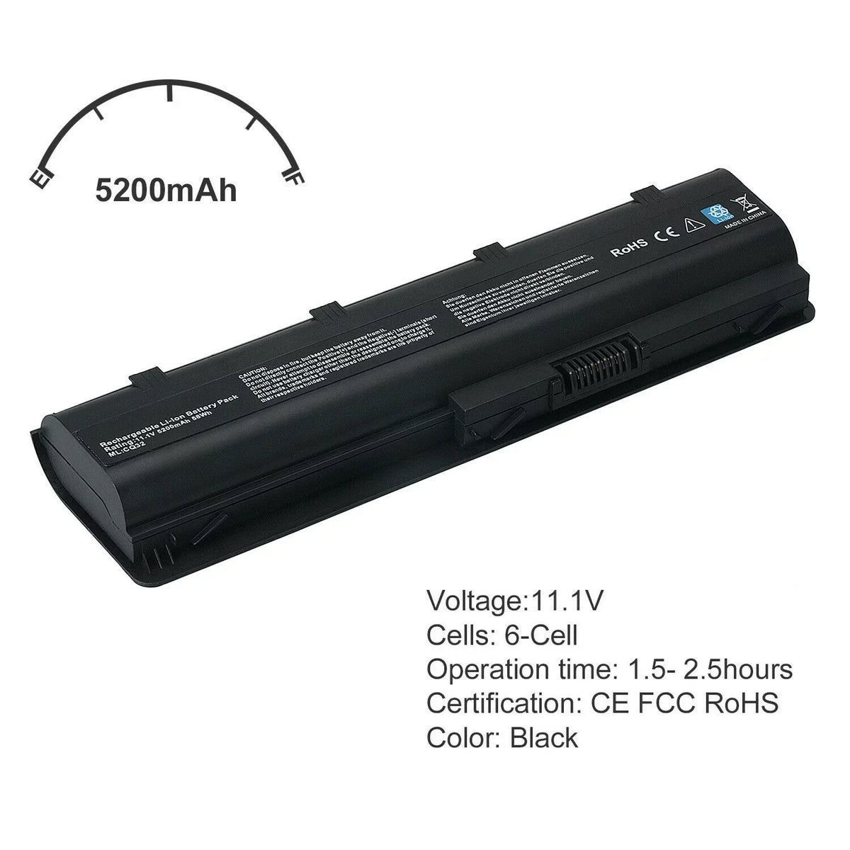 Compaq Battery MU09 CQ57 Laptop MU06 CQ56 For CQ72 G62 DM4 Presario HP CQ42