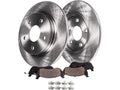 '- 2019 Kit Pad Rear and 2016 Dodge 2014 Journey 2013 2012 Rotor - Brake 2017 Compatible with 2018 2015