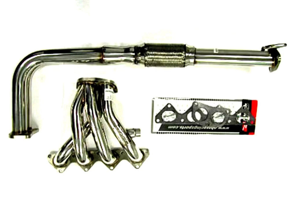 to Si Honda Header For Fitment OBX-RS By 2.0L 90 Stainless 91 Only Prelude