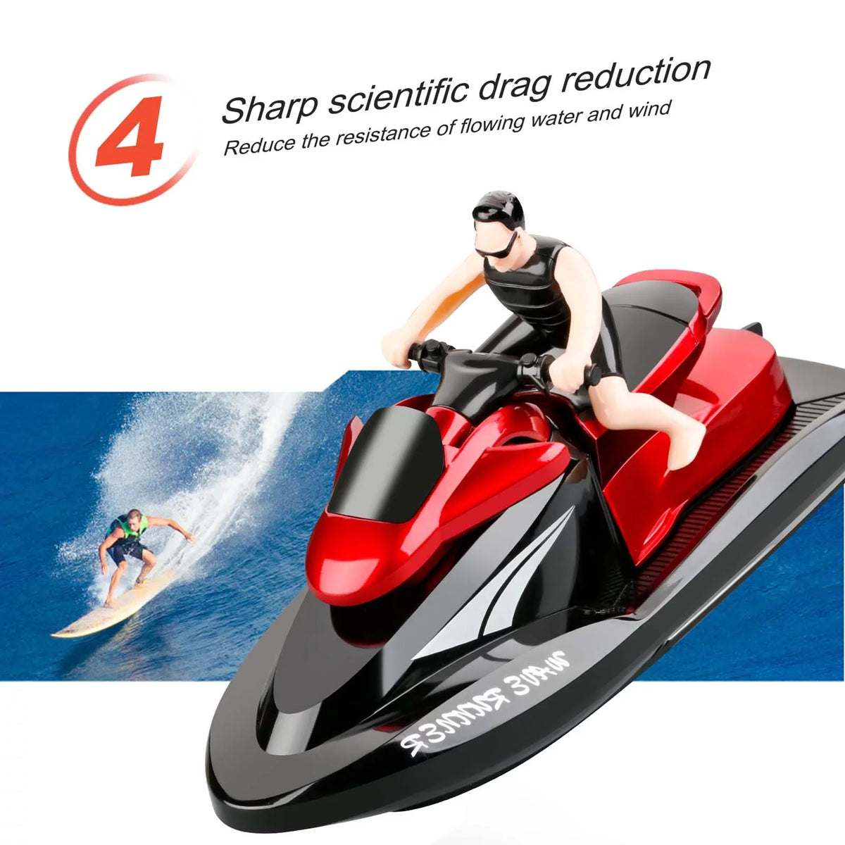 and High RC Waterproof Motorboat Girls Lakes Boat for for 2.4Ghz 809 Speed Boat Boys RC Remote OWSOO Pools Control