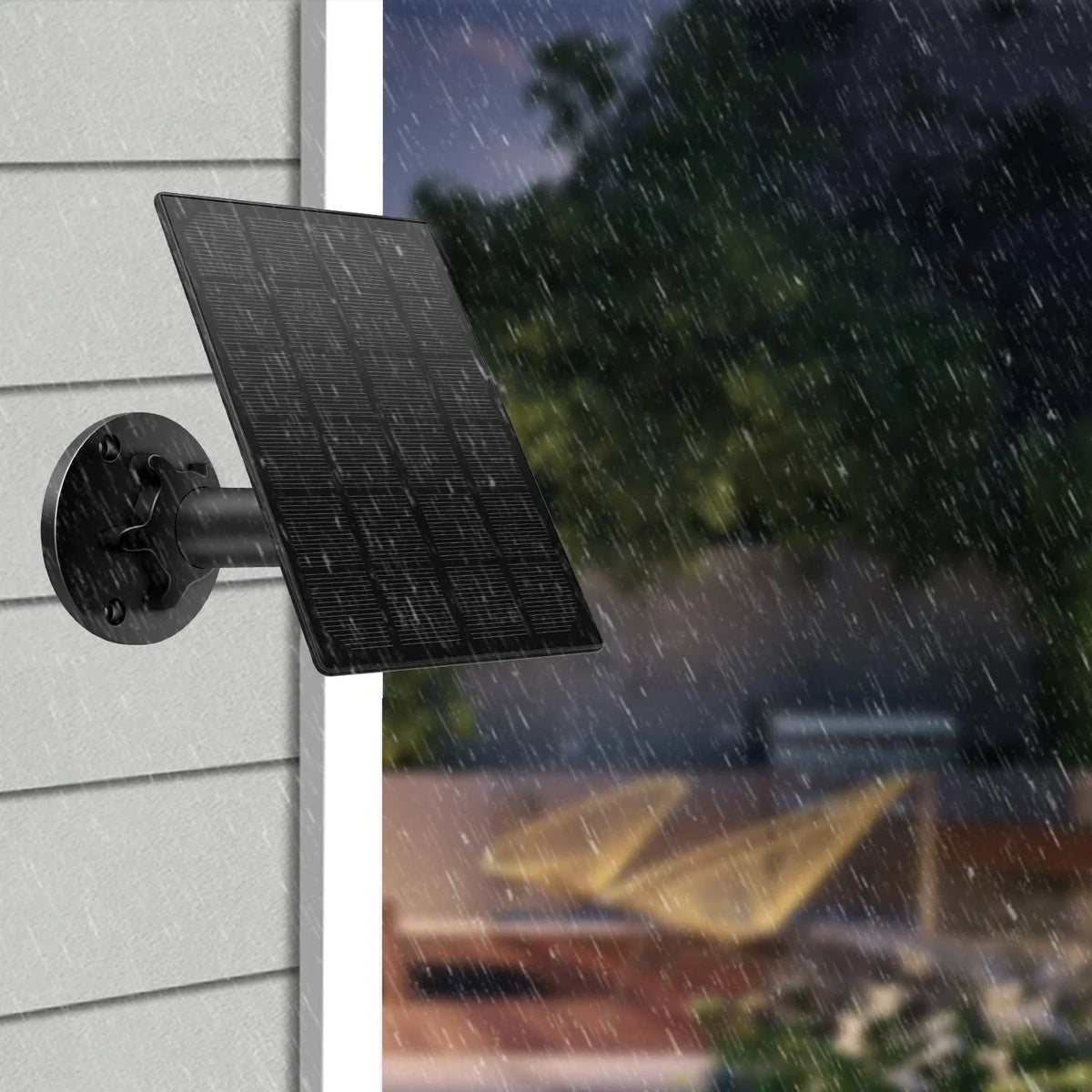with exterior Solar Rechargeable for y 9.8ft Panel USB Solar Camera,Waterproof Panel Cable,