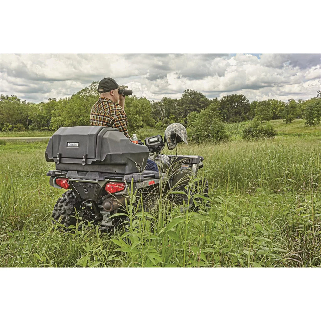 Holder ATV Guide Seat Cushion, Helmet Storage, Lounger Box, with Cargo Large Gear