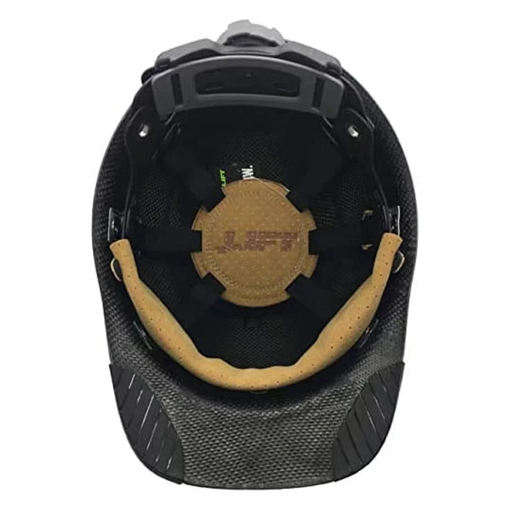 (Orange/Black) Hat, Fifty Safety (HDC50C-19OC) Cap Carbon DAX Lift Hard Fiber 50