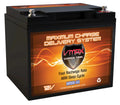 50AH for AGM Fishing 12V Boat Motor Electric Vmaxtanks 12V MR86-50 Outsunny Thrust 50lb Trolling Battery