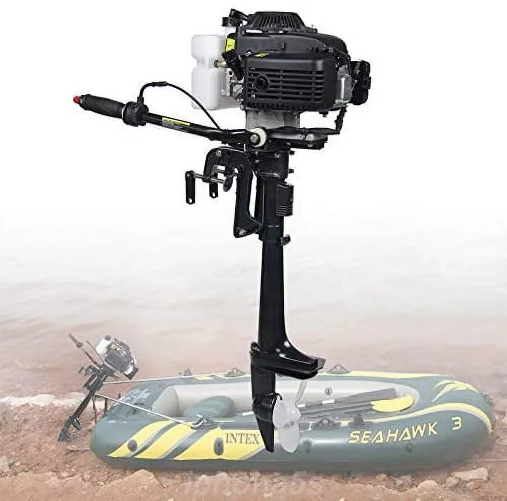Control Miumaeov Motor Inflatable Tiller Cooling 2 Stroke Heavy Air Shaft Trolling CDI 3.6HP Engine System Outboard Shaft Duty Fishing Boat Propeller