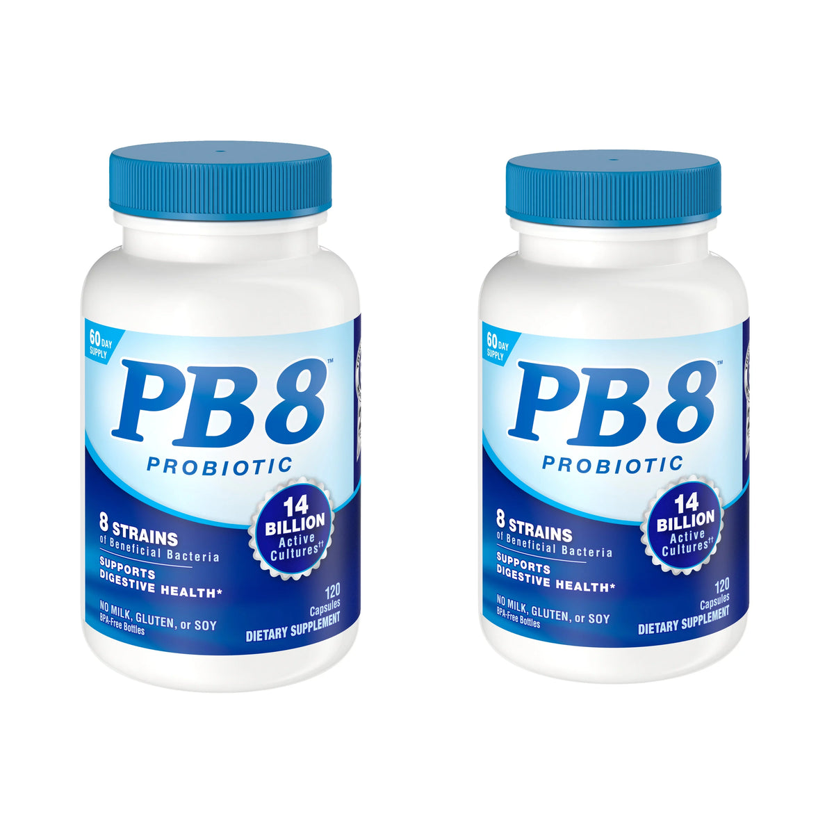 8 Pack capsules Pro-Biotic 2 each 120 Acidophilus, PB