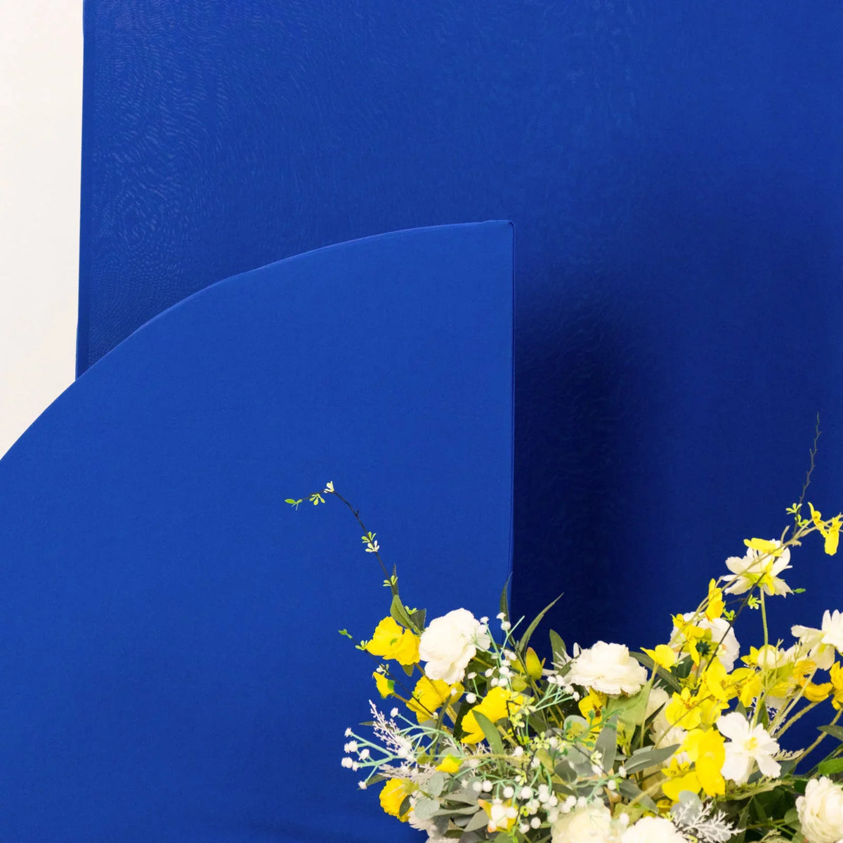 Stand Backdrop - Matte Covers, of Spandex Blue Moon Wedding Efavormart 2.5ft,5ft,6ft,7ft Fitted Covers Custom Set 4 Fit Chiara | Half Royal Arch