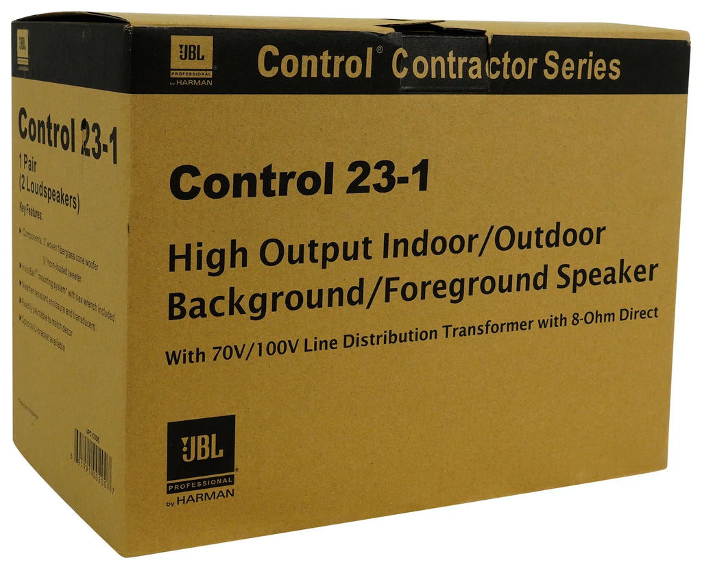 Black 70v Wall + JBL (6) Speakers 23-1 Indoor/exterior Amp Commercial 3" Control