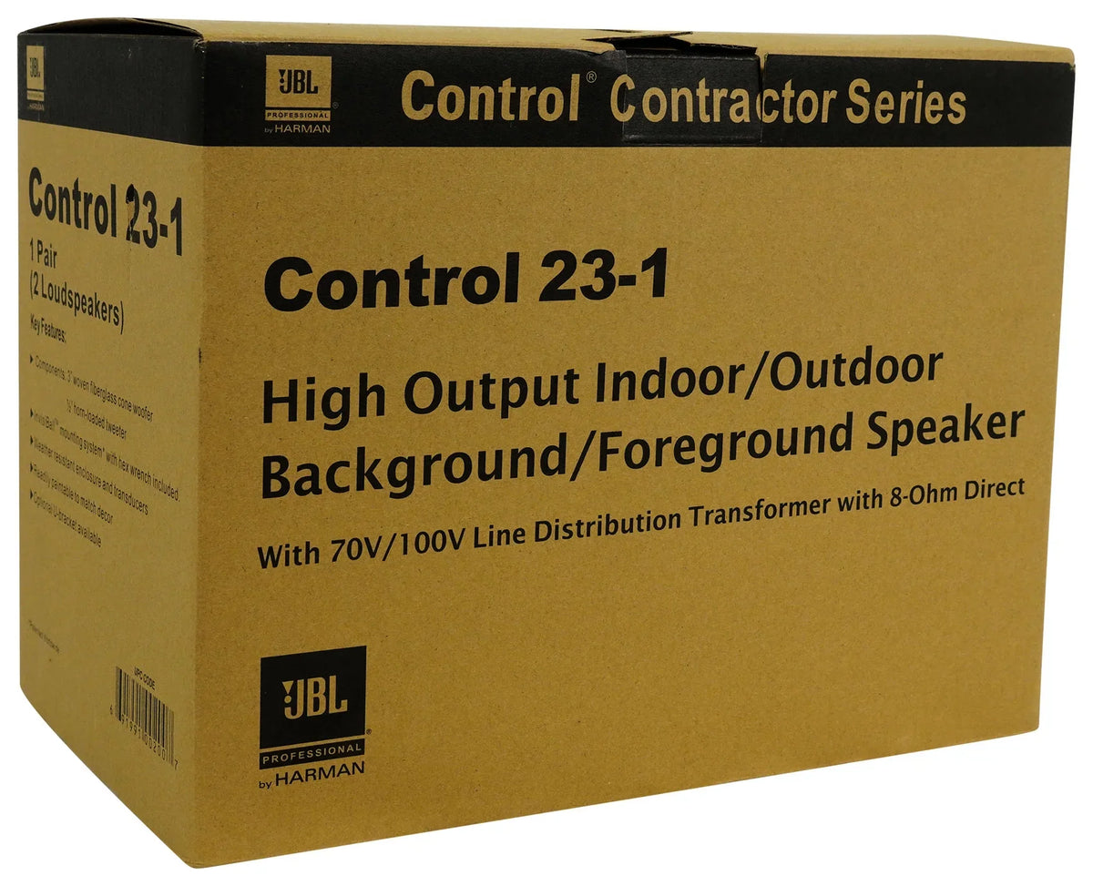 Black 70v Wall + JBL (6) Speakers 23-1 Indoor/exterior Amp Commercial 3" Control