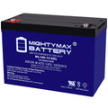 for Battery Motor GEL PowerCenter 100AH Trolling Kota Replacement 12V