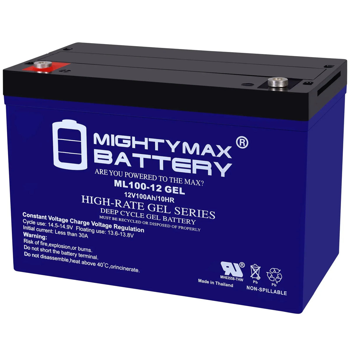 for Battery Motor GEL PowerCenter 100AH Trolling Kota Replacement 12V
