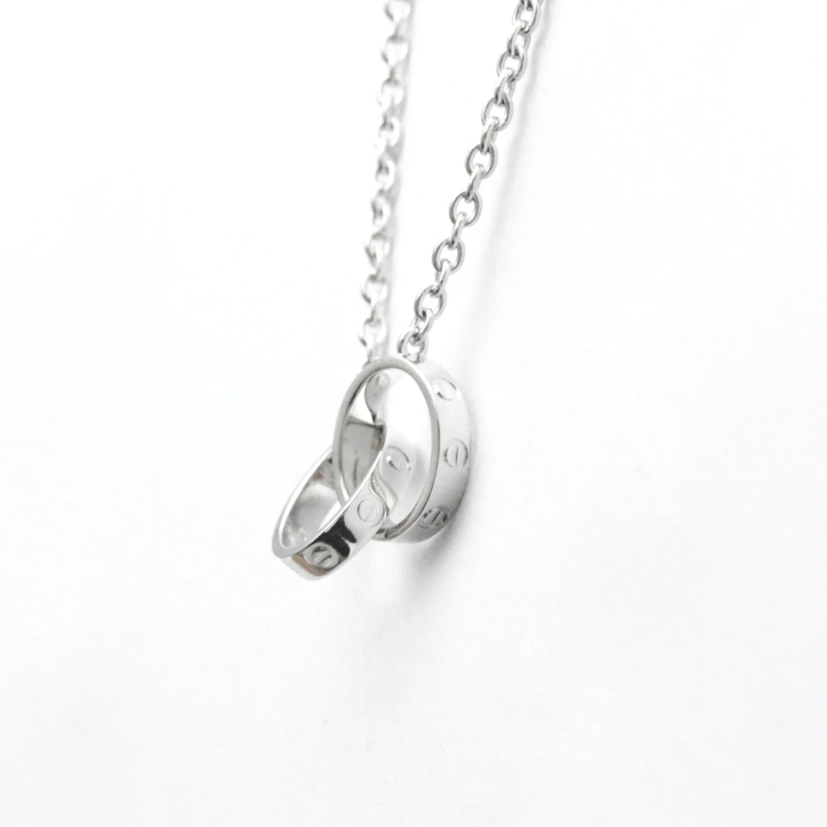 (Good) Cartier (18K) Gold B7212500 Necklace Women's Pre-Owned White Love