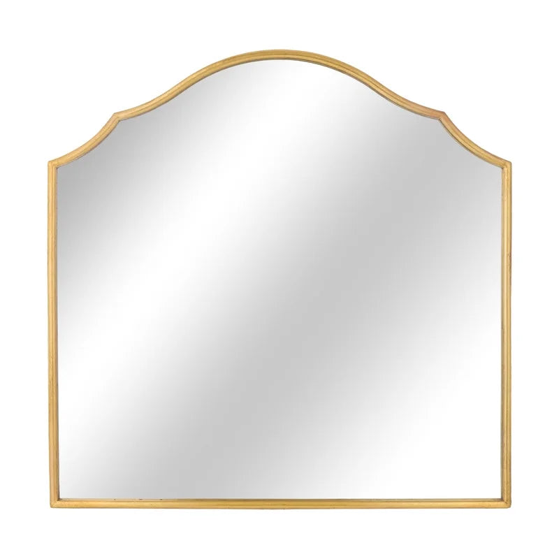 Gold Wide Metal Mirror Lizette Wall Arch Farmhouse