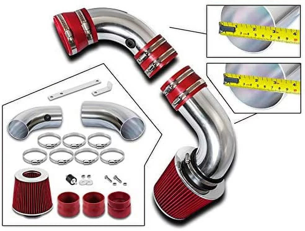 Filter / / Cold Sonoma/Jimmy Combo / RED Bravada Rtunes Air 4.3L Isuzu 4.3L 97-00 Hombre S10 Racing + 96-01 Kit GMC For 4.3L Blazer 96-05 Chevy Intake Compatible 96-05 / Oldsmobile