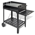 Charcoal BBQ Barbecue 2 Stand Wheels Andoer