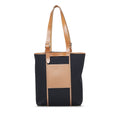 Canvas Bag Pocket 27 Fabric Hermès Toile Authenticated Goeland Tote Pre-Owned Unisex Etriviere Black (Good)