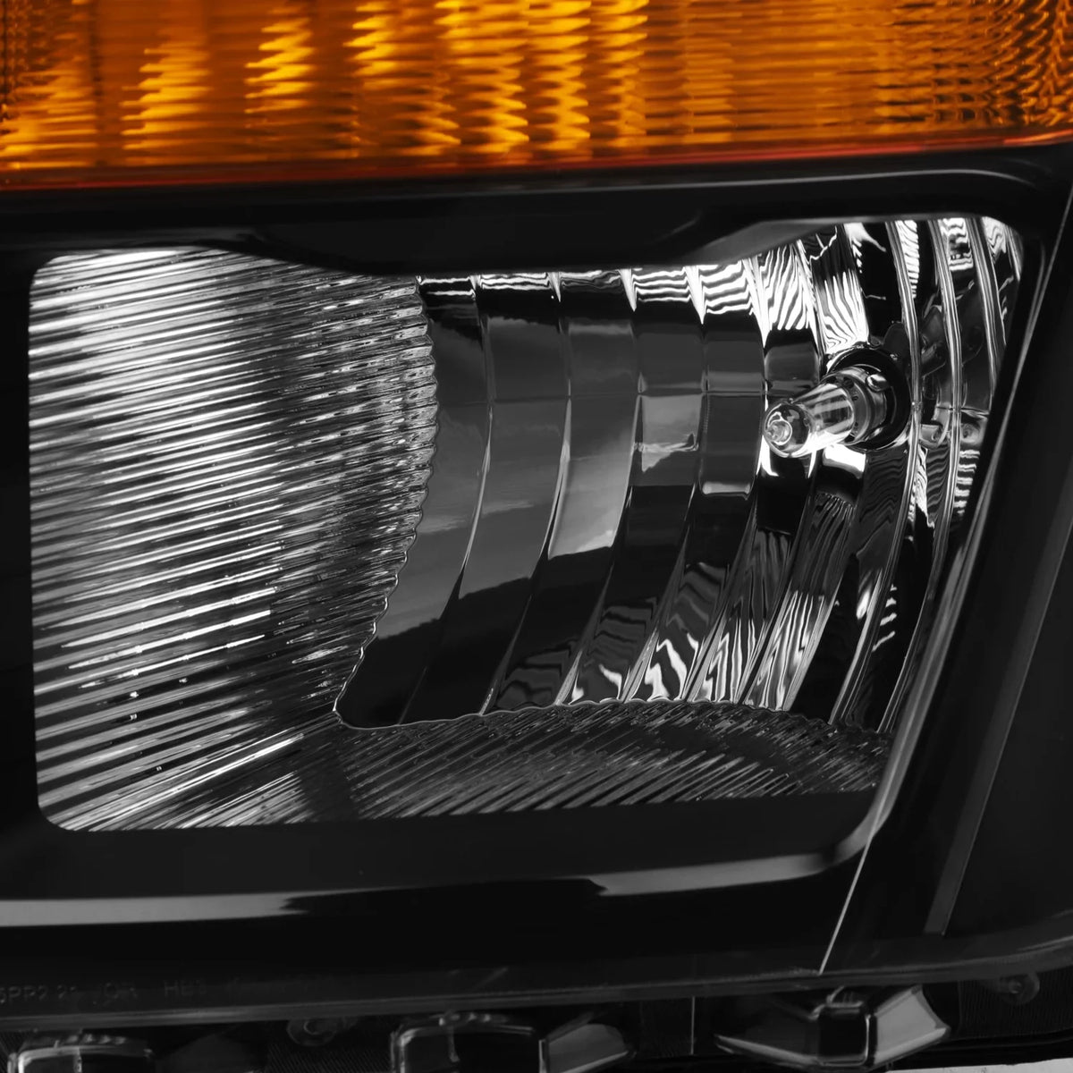 2021 Truck Headlamp design [Halogen Driver F150 Black Side 2023 Housing Fit Headlight 2022 Pickup Type] - AKKON Left OE