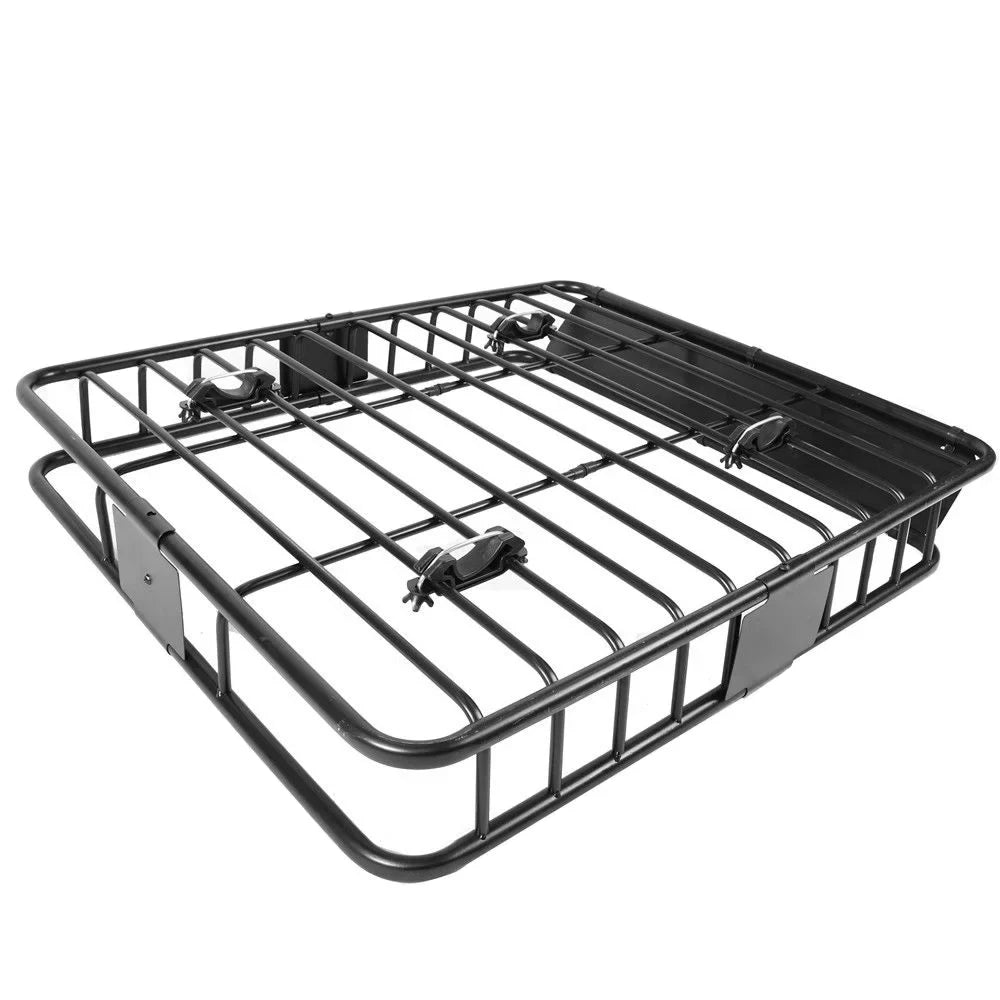 Carrier Roof Black Jeremywell Universal Cargo Luggage Top X 44" Cargo lbs Rack Carrier Holder Steel Rooftop x - 39" 150 6"