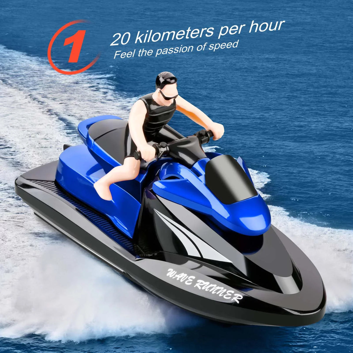 and High RC Waterproof Motorboat Girls Lakes Boat for for 2.4Ghz 809 Speed Boat Boys RC Remote OWSOO Pools Control