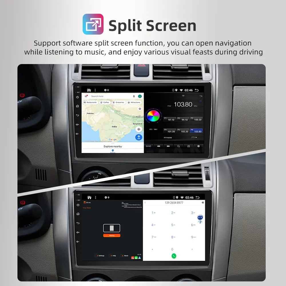 camera 3 Mazda Car with backup & CarPlay inch Android Stereo Radio Receiver, Auto 9 Compatible with JMANCE 2010-2013 Car