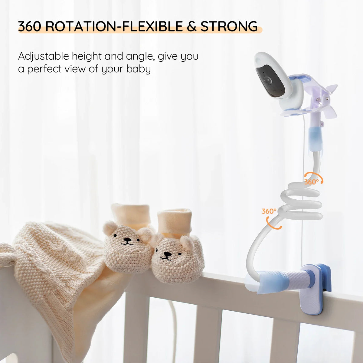 Audio, Screen, Monitor Camera Baby 3.2'' No VOX Audio, with Baby Vision, WiFi, Mode, and Two-Way HD Night BOIFUN Camera