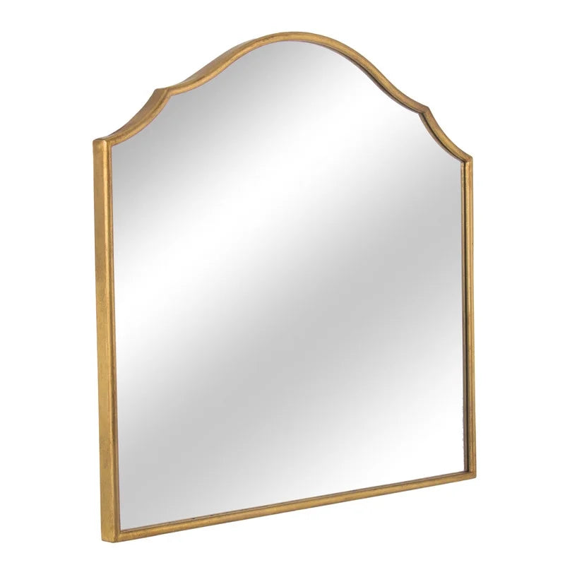 Gold Wide Metal Mirror Lizette Wall Arch Farmhouse