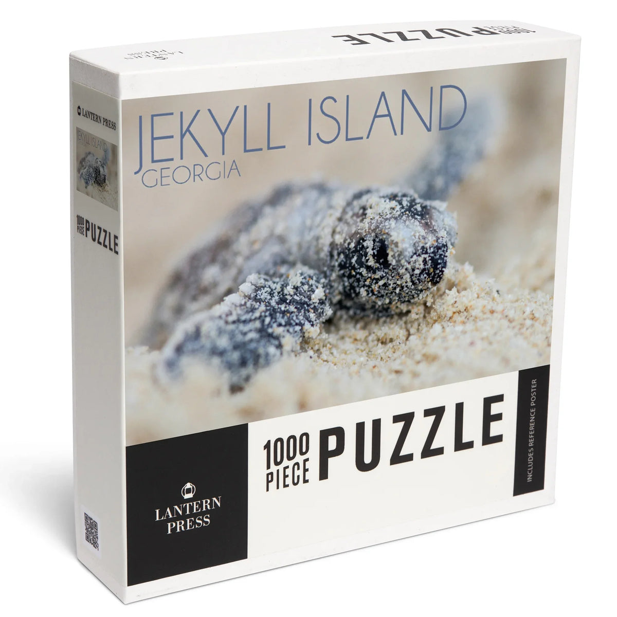 Hawksbill Press Puzzle, Piece Georgia, Island, 1000 Hatching Jekyll Turtle Lantern Jigsaw