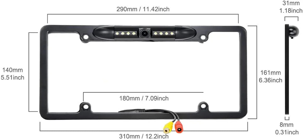 Camera View Black Vision Frame MVH-1400NEX Rear Night Pioneer For Color