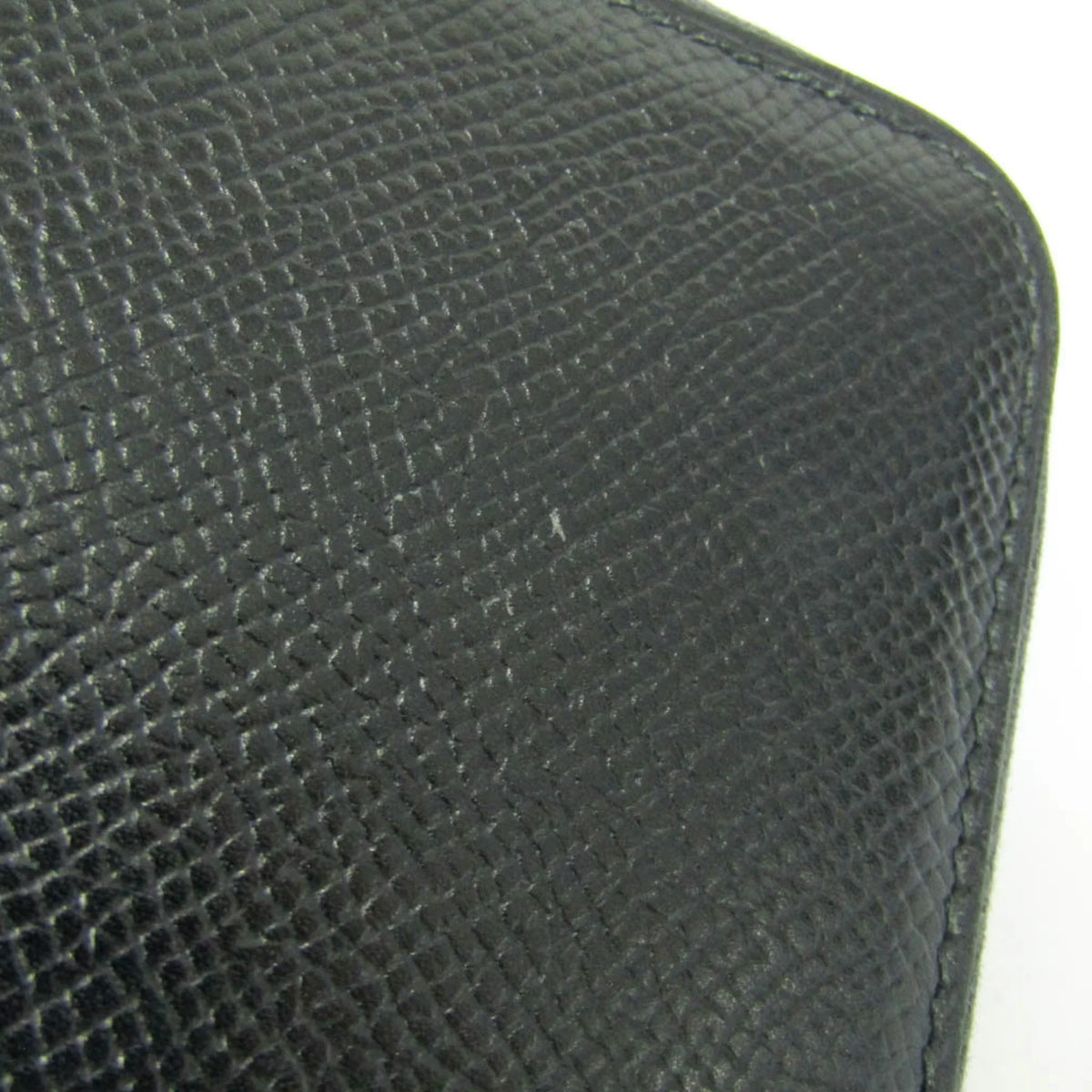 Epsom (bi-fold) Wallet Men,Women (Good) Case Long Black Hermes Pre-Owned Leather Travel