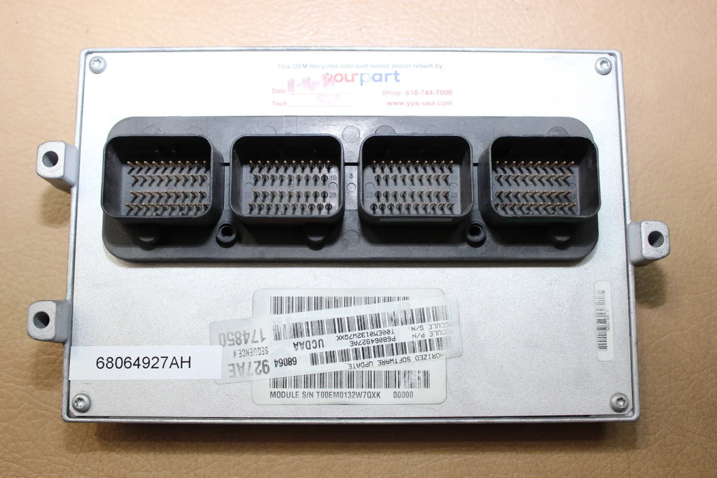 12 PCM 1500 AT PCM PROBADA ECM 68064927AH ECU RAM ENGINE 5.7L 4X2 CONTROL COMPUTER