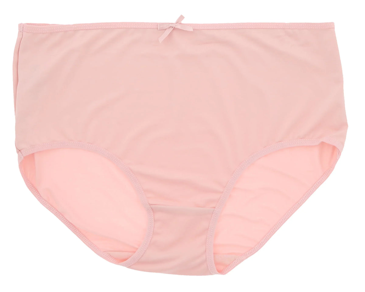 Brief Rise Delta High dimension (Large, Floral Classic Intimates Panties Pink Dots) Plus Sexy Burke (5Pr) Women's