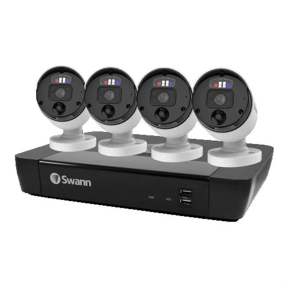 SwannForce 4 - Security 12MP Swann NVR 8 Channel System SWNVK-890004 Camera