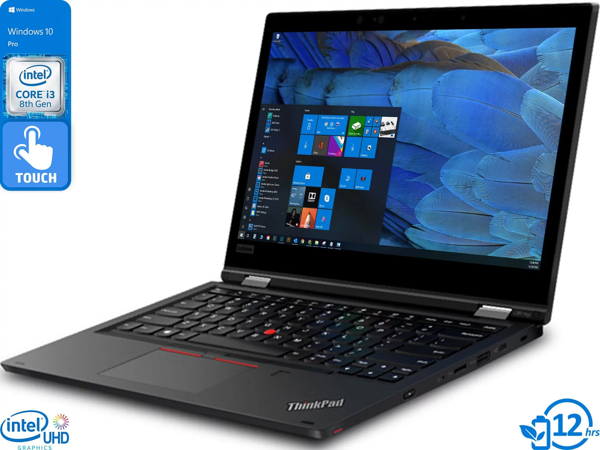 L390 Touch Reader, Yoga FHD Core Display, i3-8145U 3.9GHz, 256GB Card IPS HDMI, RAM, 13.3" Lenovo Windows via ThinkPad Wi-Fi, SSD, Pro Intel Upto Bluetooth, USB-C, 2-in-1, 32GB 10 DisplayPort