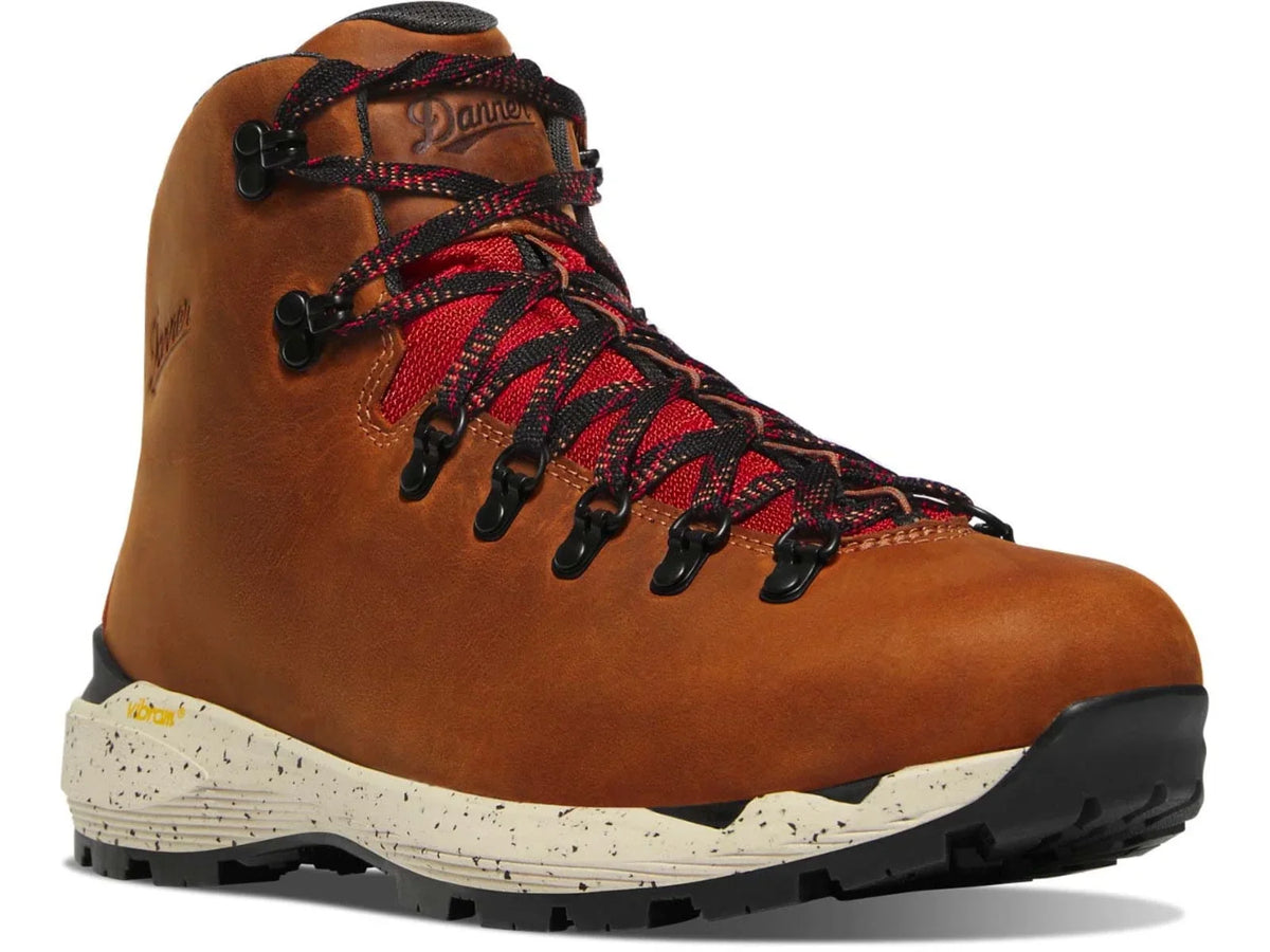Men's, Danner Mountain Brown/Rhodo 600 Evo GTX 62 - 9.5D, Mocha Boots Red, 4.5in