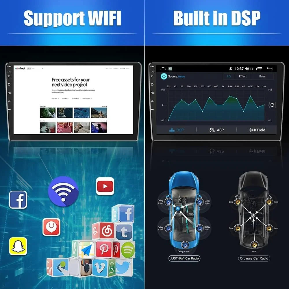Radio with 9 2015 Wireless Auto 2013 Spark Car 2014 carplay Stereo inch Chevy for Android 2G+32G
