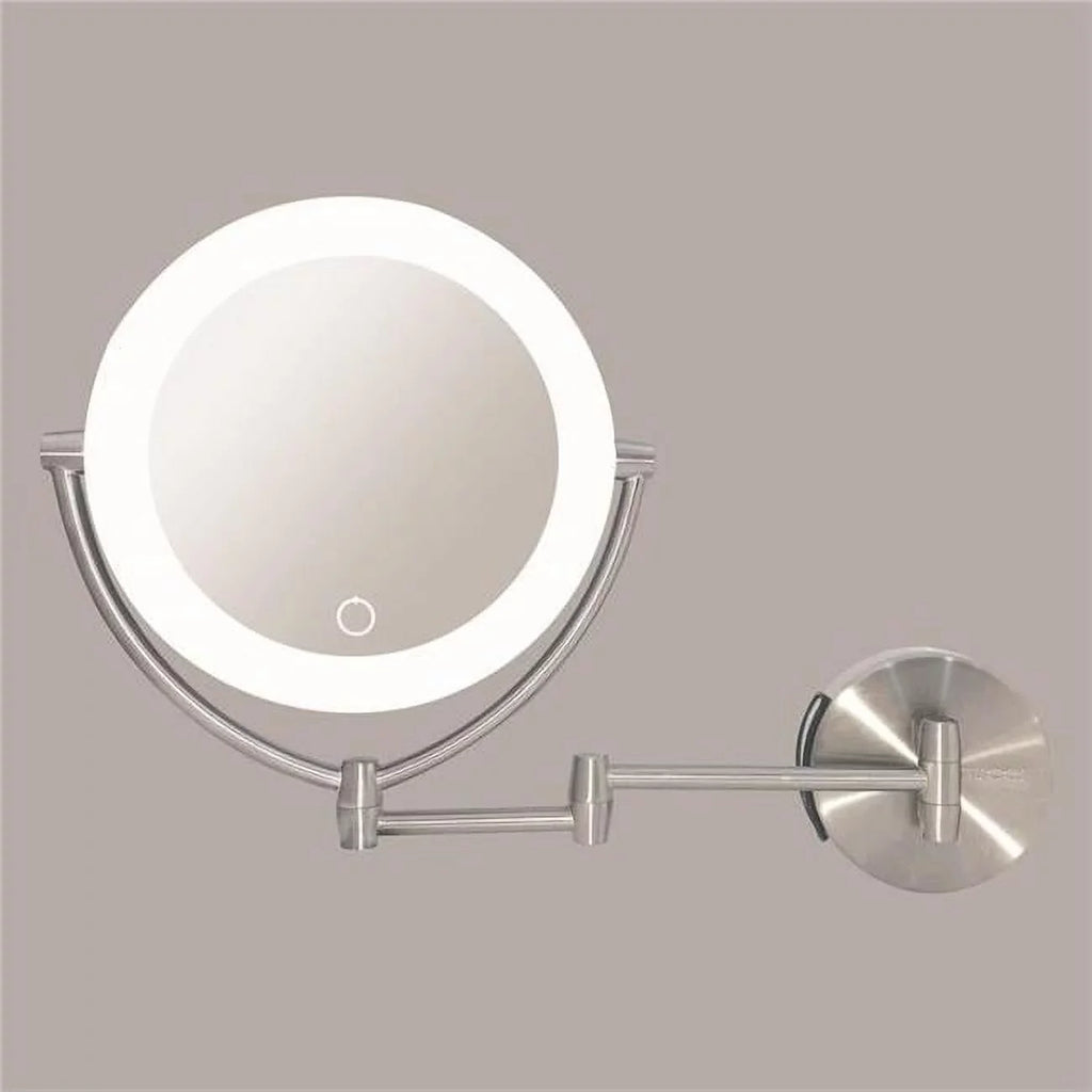 M1000 & AC 3 Magnifying Mirror 1x with 10x Makeup 3 Tones, Battery Vanity in. Rucci Touch, Adapter Lighted & 13.5