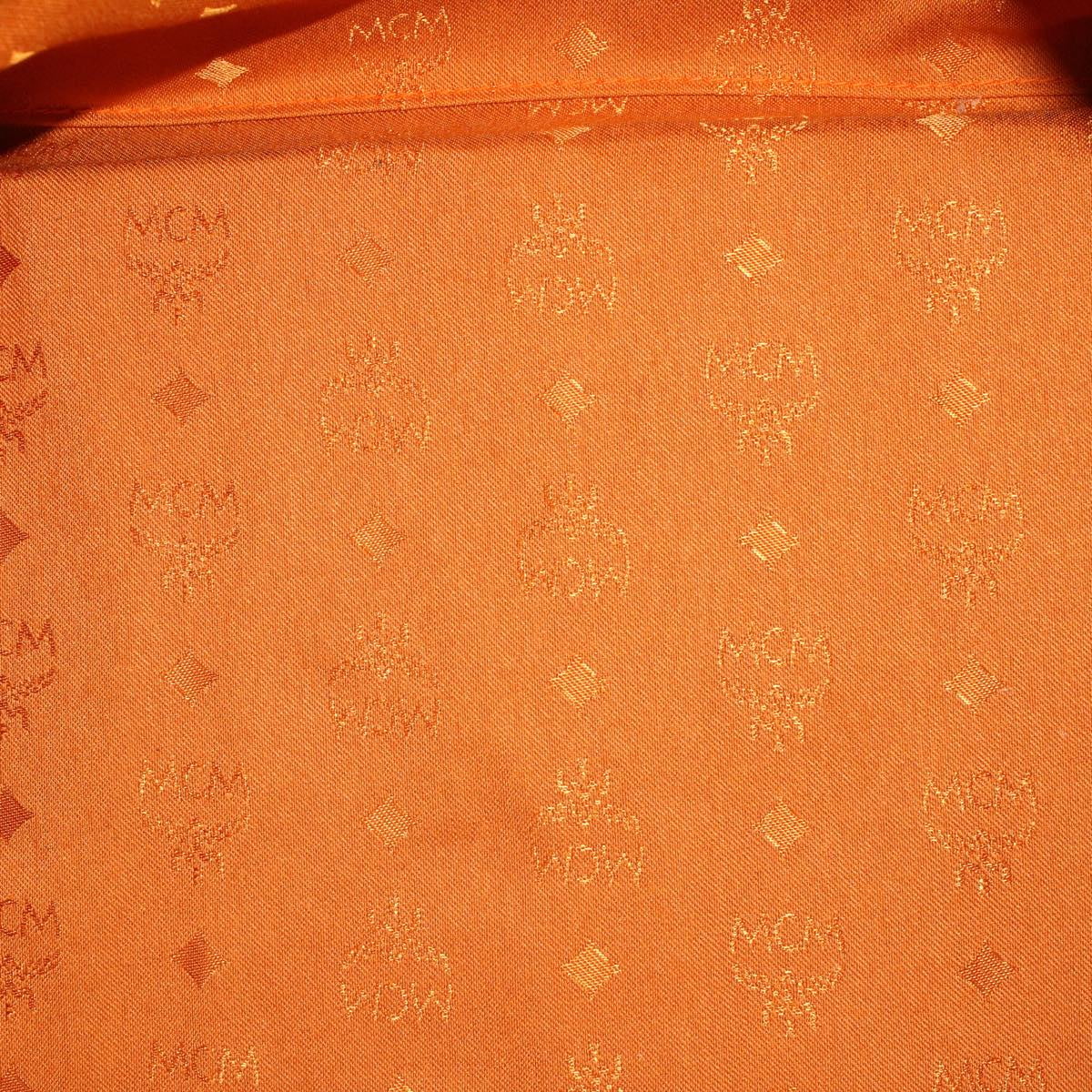 Bag Travel Canvas Visetos Brown MCM (Pre-Owned)