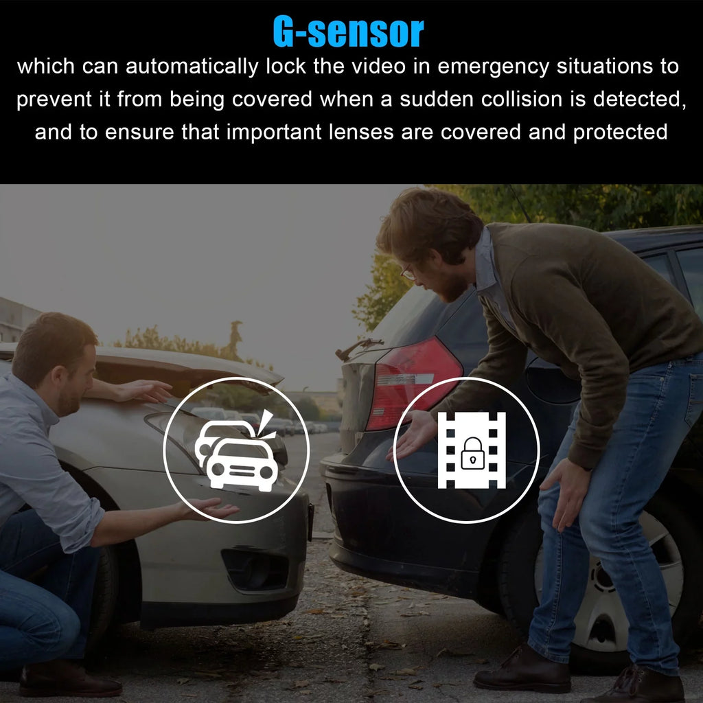 DVR Screen, 1080P Parking 2" 170° EEEKit Recorder Front Loop WDR, with G-Sensor, Dash with Monitor Dashboard Cam, Night Vision, Car Driving Car and IPS Car Inside Recording, Wide Camera Angle, Dual